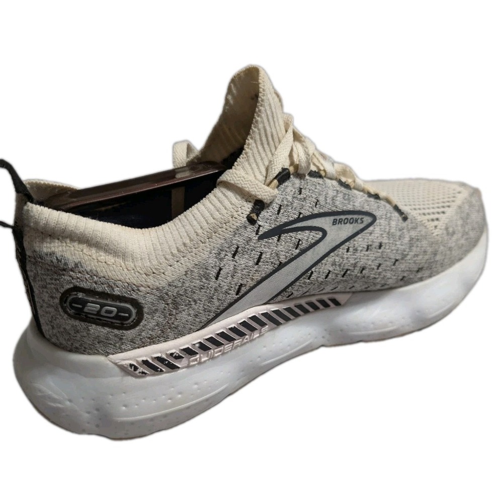 Brooks Glycerin StealthFit 20 Running Shoes Womens 9.5 B Cream 120372-1B-163 - Picture 5 of 9